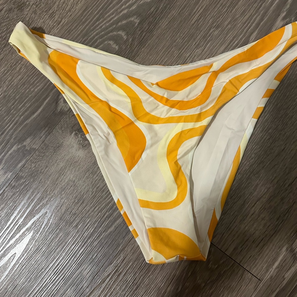 Devon Windsor Heidi Bikini Bottom - Creamsicle - image 5